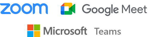 zoom google meet microsoft teams